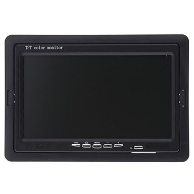 7 "Pillow traseira do carro-view Segurança monitor LCD TFT c